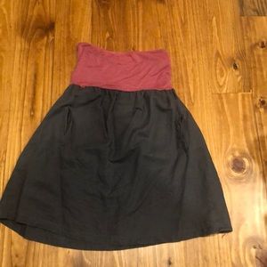 Comfy and cute strapless dress